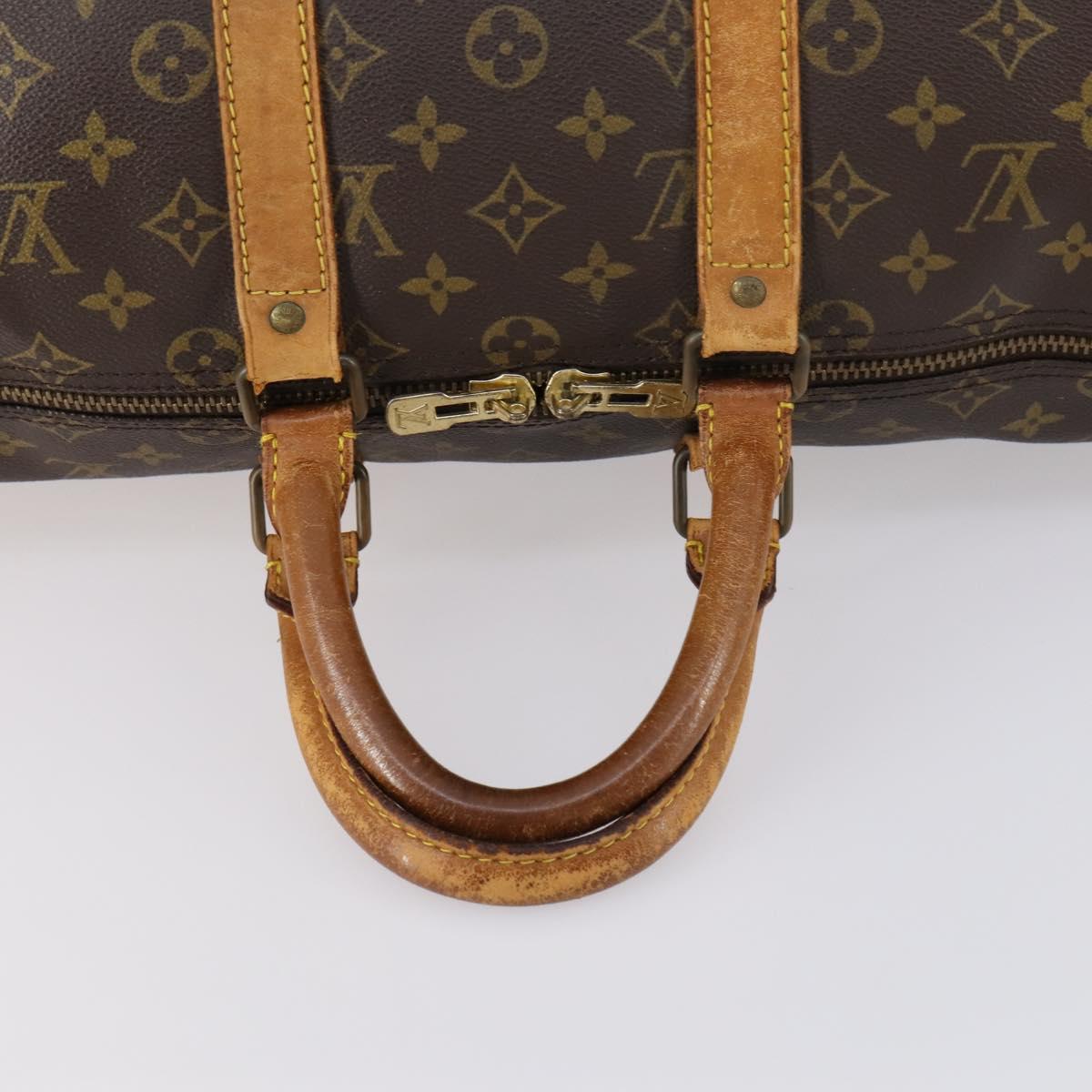 LOUIS VUITTON Monogram Keepall 50 Boston Bag M41426 LV Auth 152323