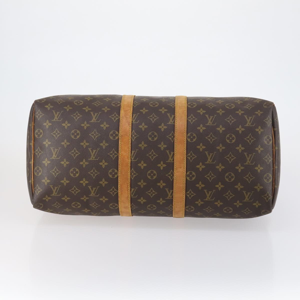 LOUIS VUITTON Monogram Keepall 50 Boston Bag M41426 LV Auth 152323
