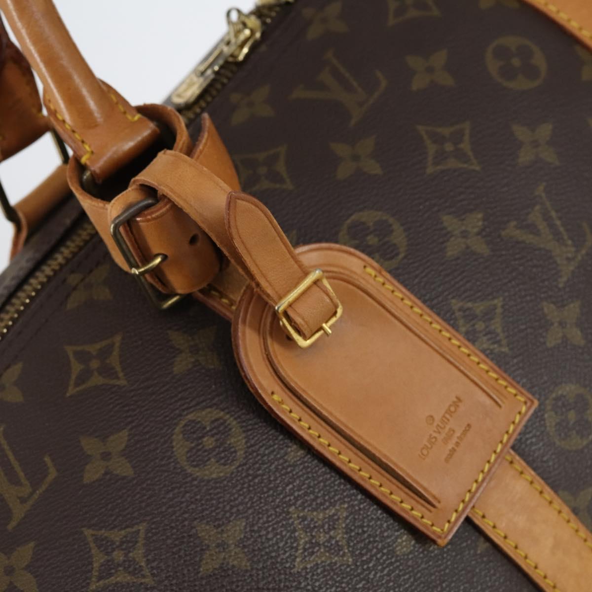 LOUIS VUITTON Monogram Keepall 60 Boston Bag M41422 LV Auth 152325
