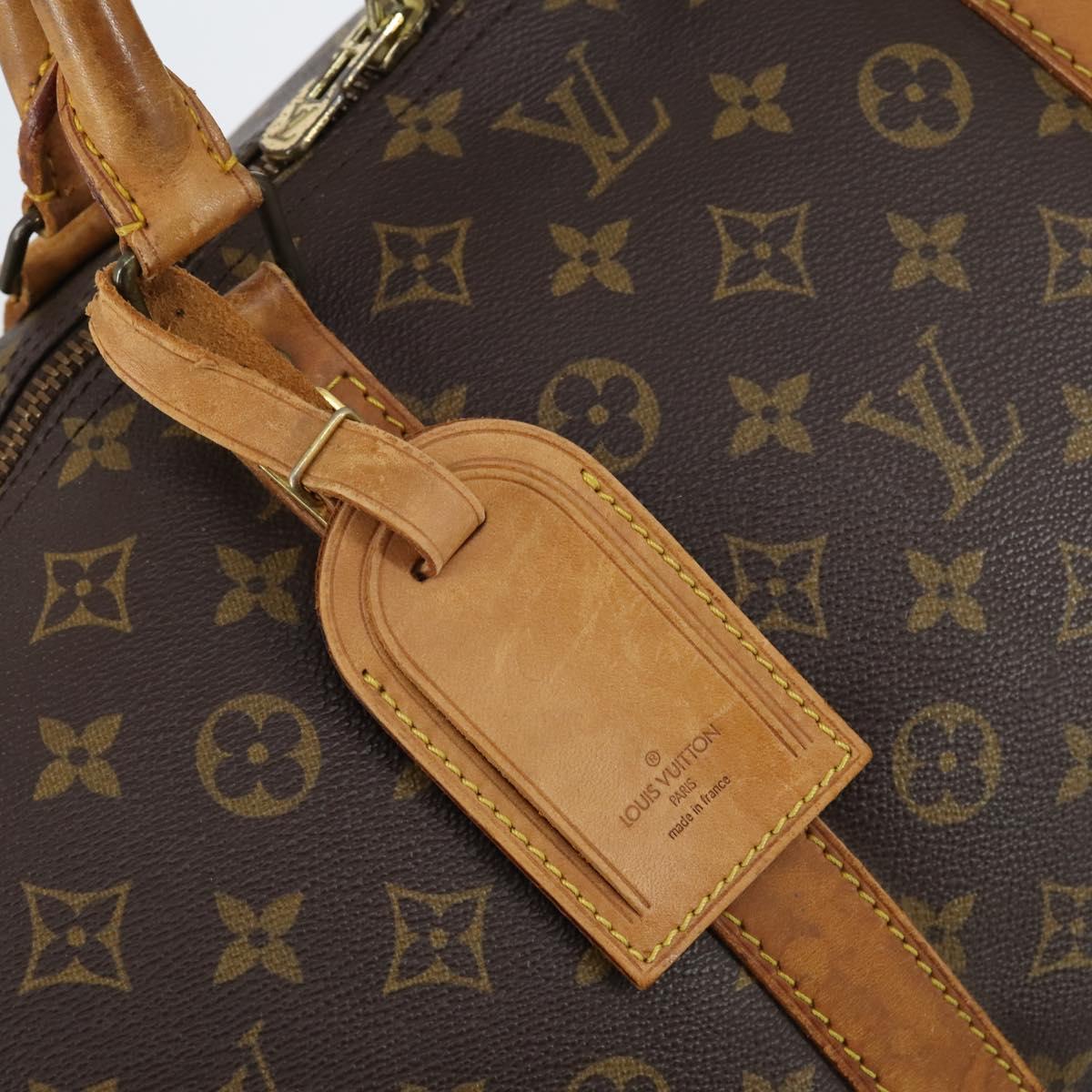 LOUIS VUITTON Monogram Keepall 60 Boston Bag M41422 LV Auth 152326
