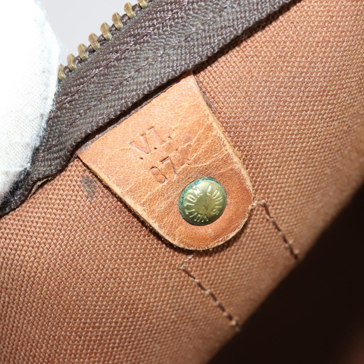 LOUIS VUITTON Monogram Keepall Bandouliere 60 Boston Bag M41412 LV Auth 152327