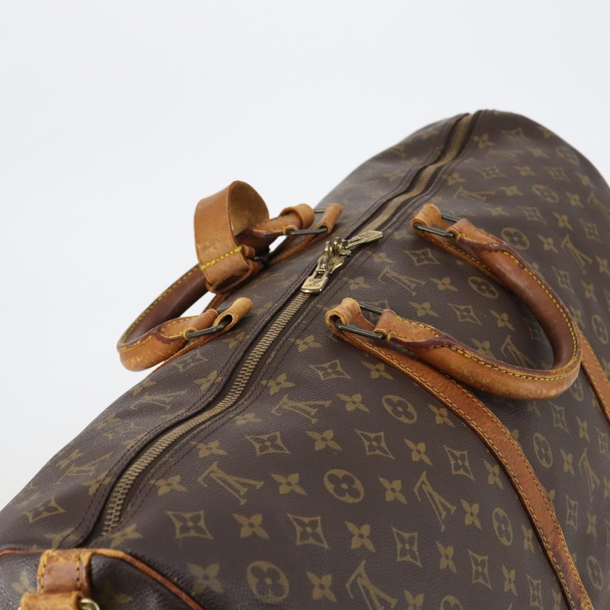 LOUIS VUITTON Monogram Keepall Bandouliere 60 Boston Bag M41412 LV Auth 152327