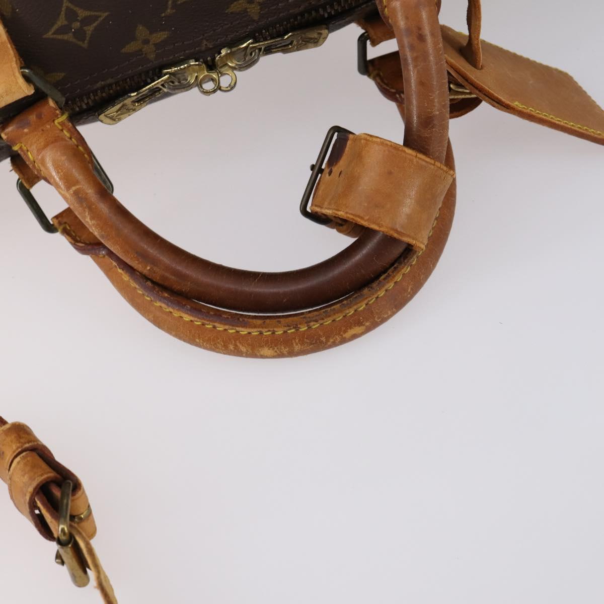 LOUIS VUITTON Monogram Keepall Bandouliere 60 Boston Bag M41412 LV Auth 152327