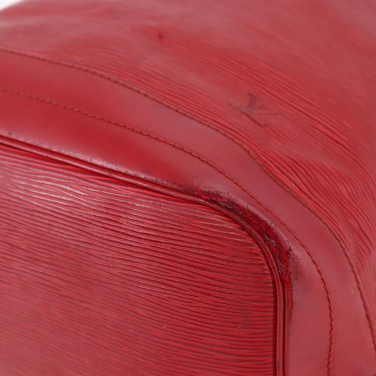 LOUIS VUITTON Epi Noe Shoulder Bag Red M44007 LV Auth 152331