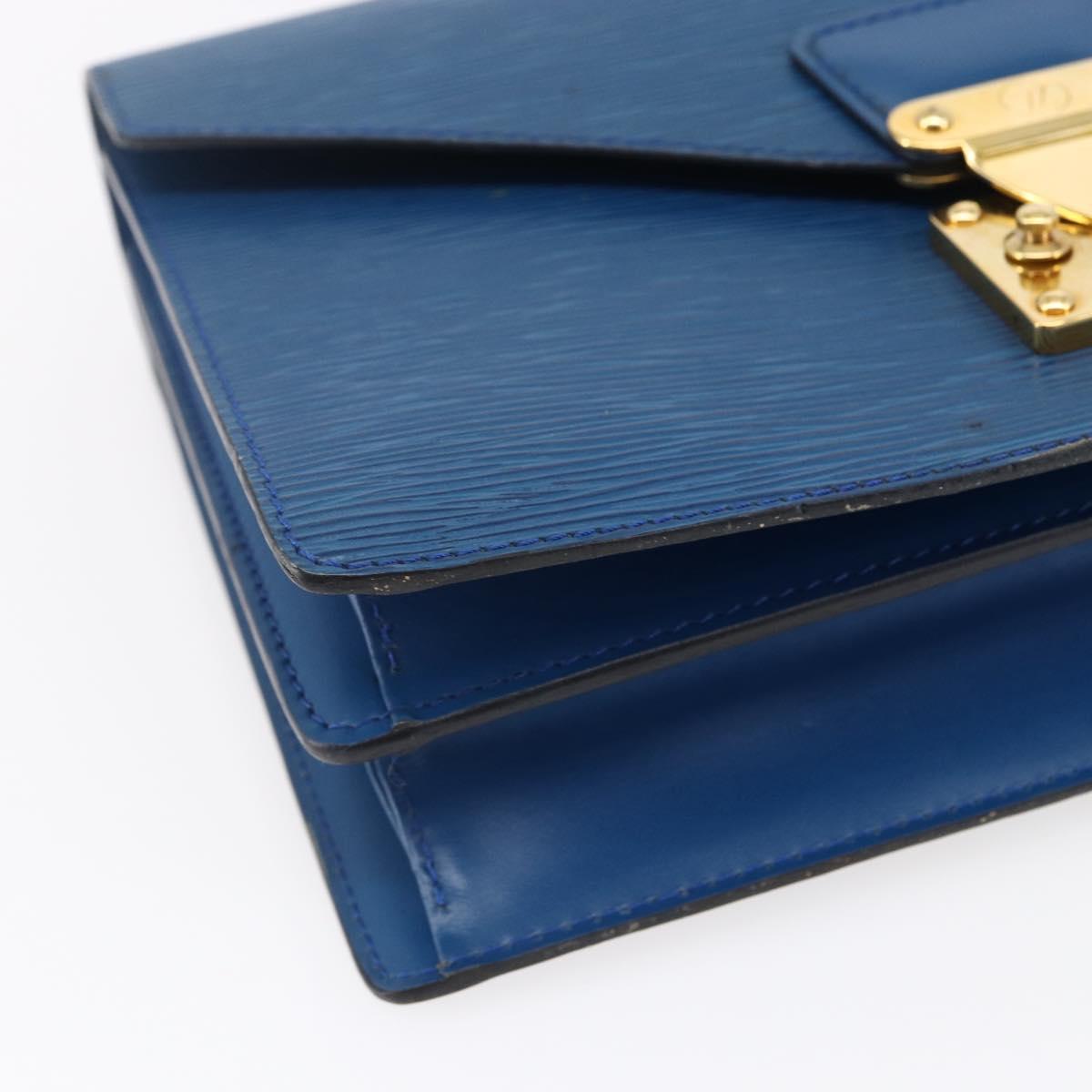 LOUIS VUITTON Epi Concorde Hand Bag Blue M52135 LV Auth 152334