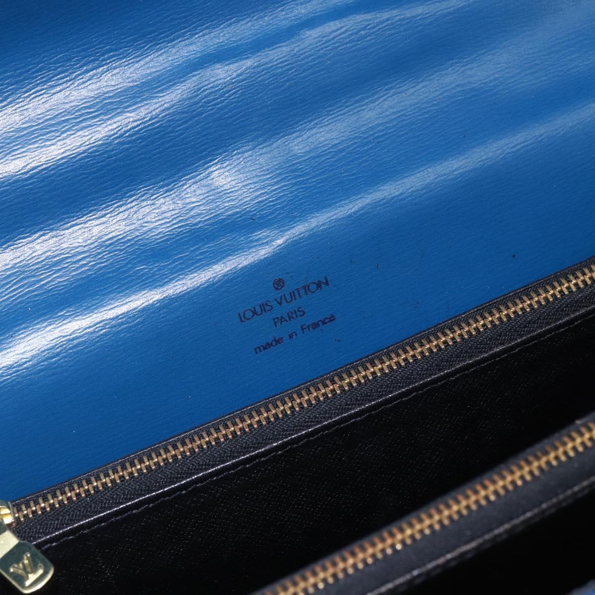 LOUIS VUITTON Epi Concorde Hand Bag Blue M52135 LV Auth 152334