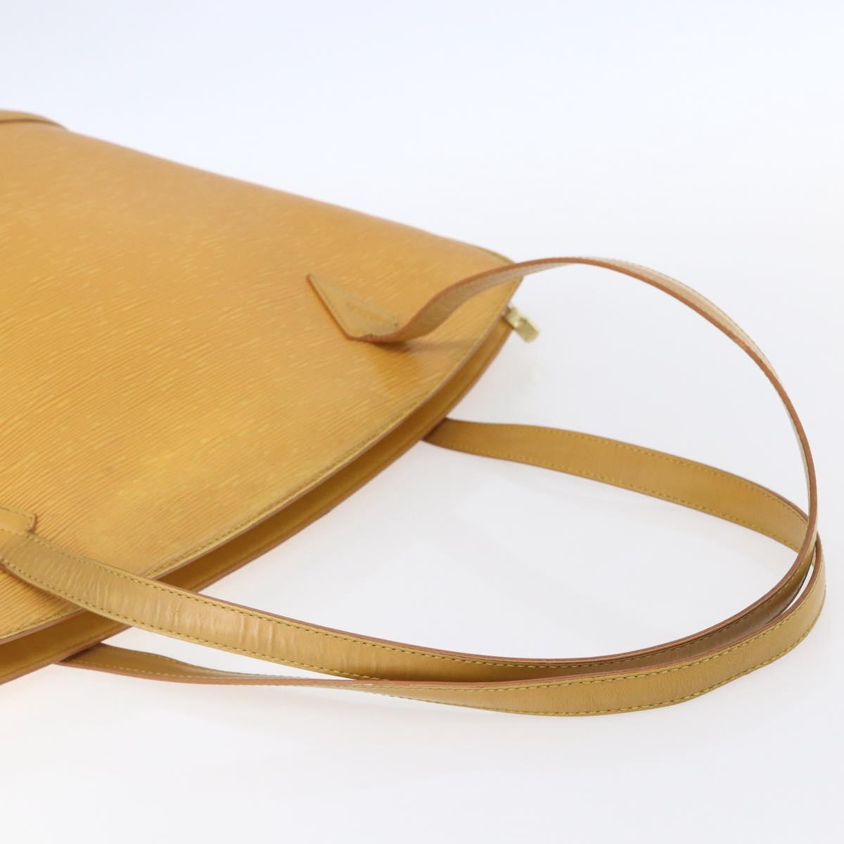 LOUIS VUITTON Epi Saint Jacques Shopping Shoulder Bag Yellow M52269 Auth 152336