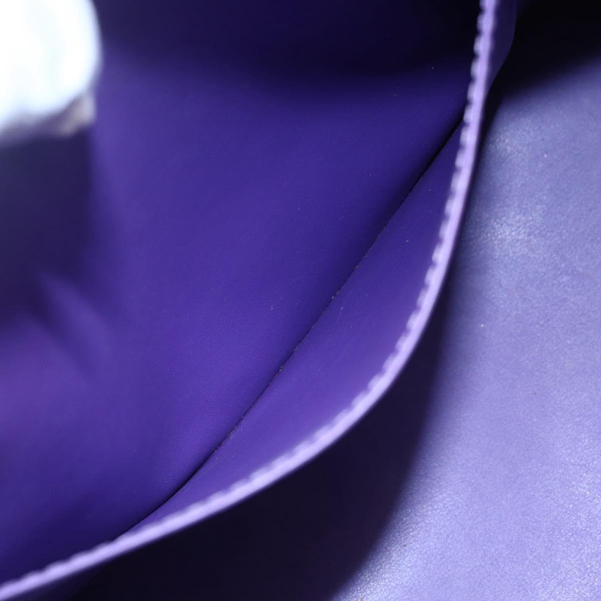 LOUIS VUITTON Monogram Vernis Houston Hand Bag Purple Viole M91093 Auth 152339
