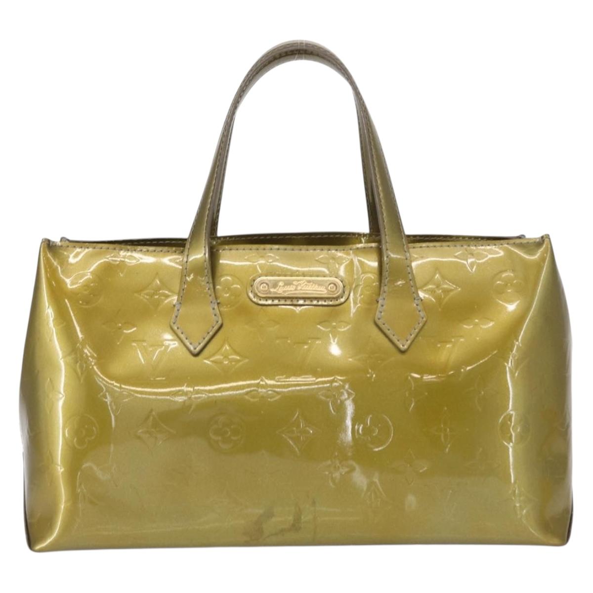 LOUIS VUITTON Monogram Vernis Wilshire PM Bag Veil amplession M91643 Auth 152343