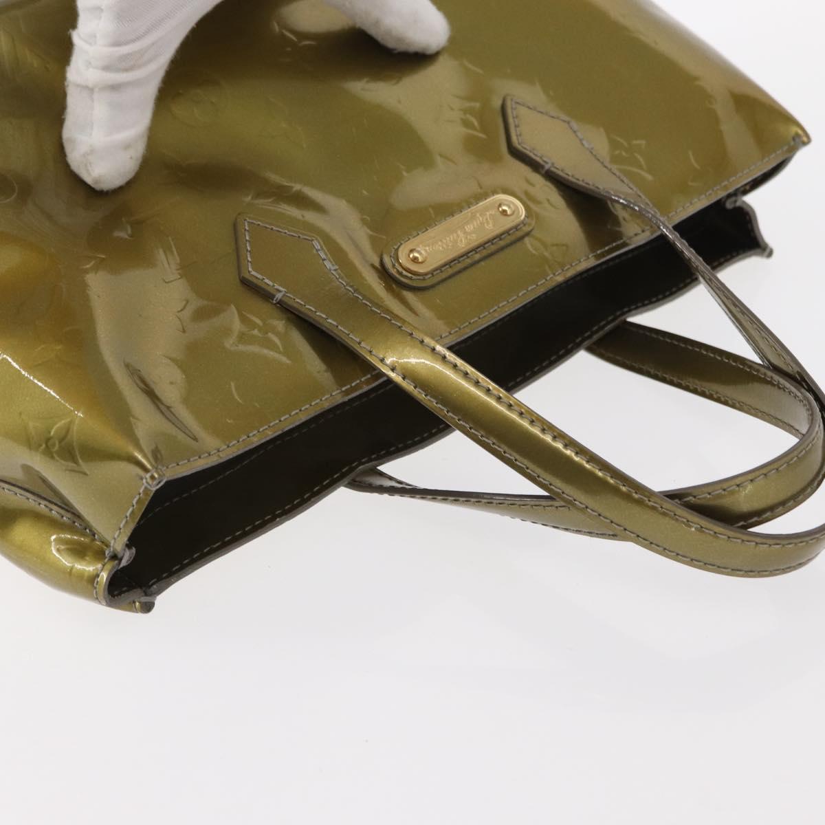 LOUIS VUITTON Monogram Vernis Wilshire PM Bag Veil amplession M91643 Auth 152343