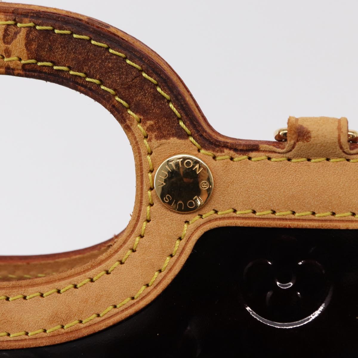 LOUIS VUITTON Monogram Vernis Roxbury Drive Hand Bag Amarante M91995 Auth 152344