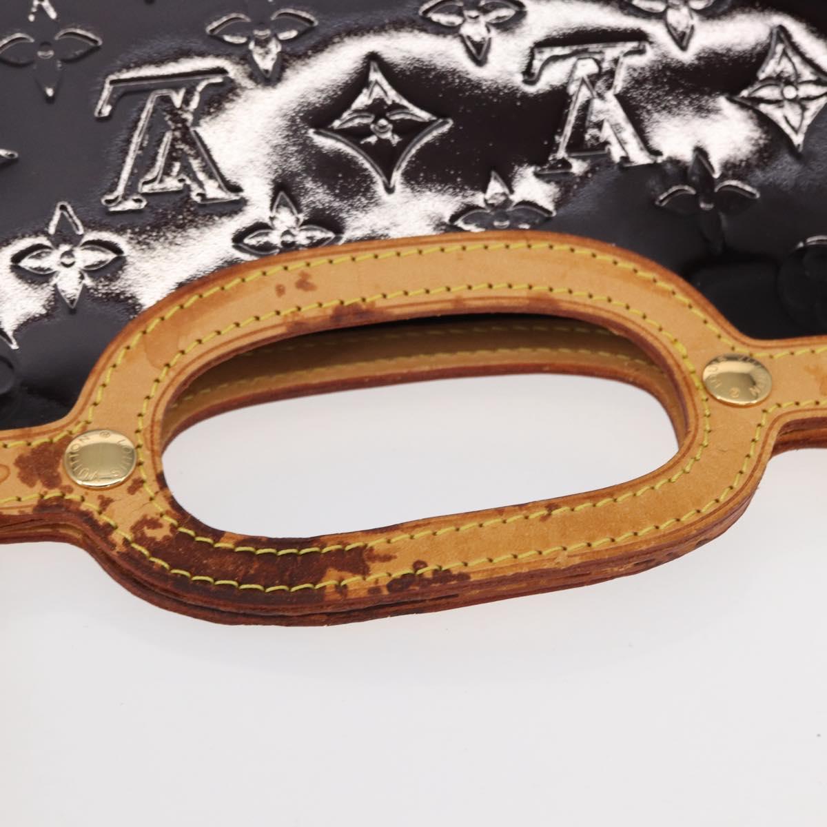 LOUIS VUITTON Monogram Vernis Roxbury Drive Hand Bag Amarante M91995 Auth 152344