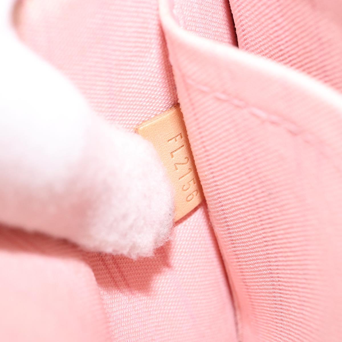 LOUIS VUITTON Damier Azur Neverfull MM Pouch LV Auth 152346