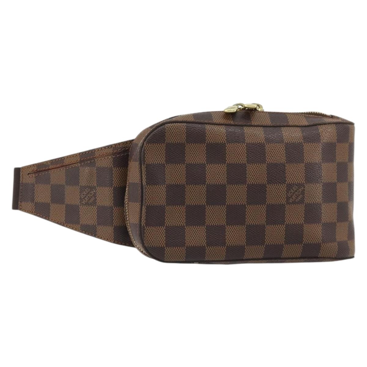 LOUIS VUITTON Damier Ebene Geronimos Shoulder Bag N51994 LV Auth 152351
