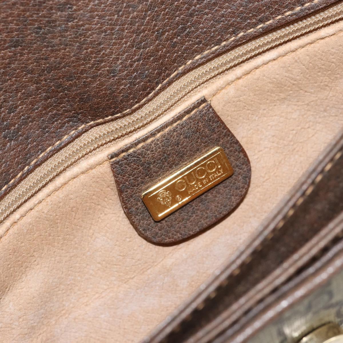 GUCCI GG Supreme Shoulder Bag PVC Beige Gold 004 106 0024 Auth 152353