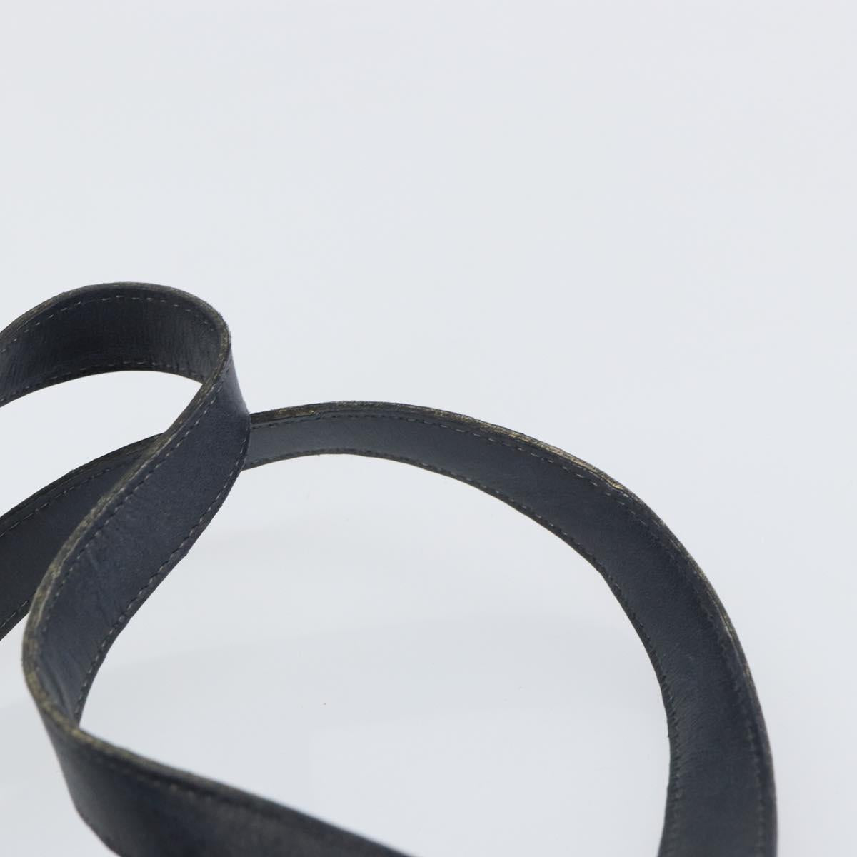 Christian Dior Trotter Canvas Hand Bag Navy Auth 152392