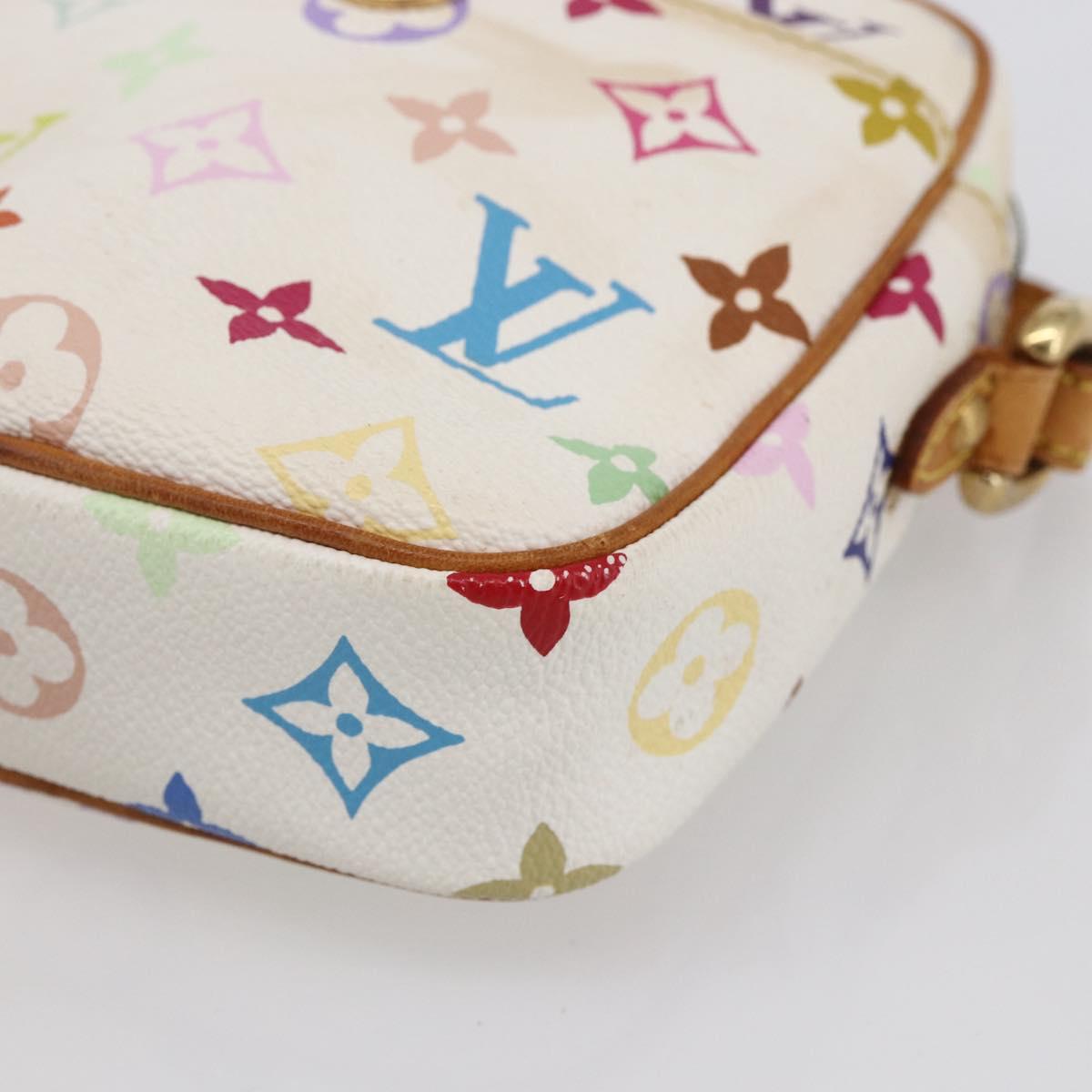 LOUIS VUITTON Monogram Multicolor Lift Shoulder Bag White M40055 LV Auth 152409