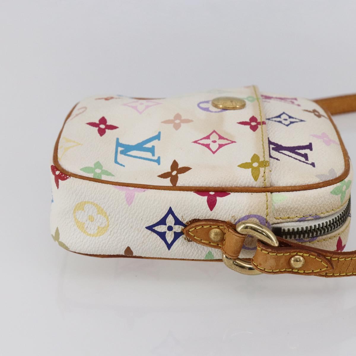 LOUIS VUITTON Monogram Multicolor Lift Shoulder Bag White M40055 LV Auth 152409