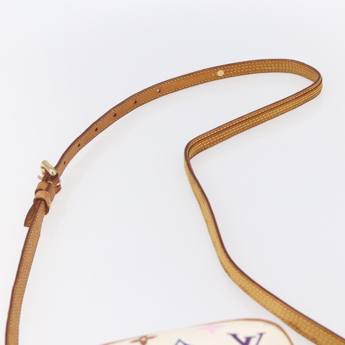 LOUIS VUITTON Monogram Multicolor Lift Shoulder Bag White M40055 LV Auth 152409