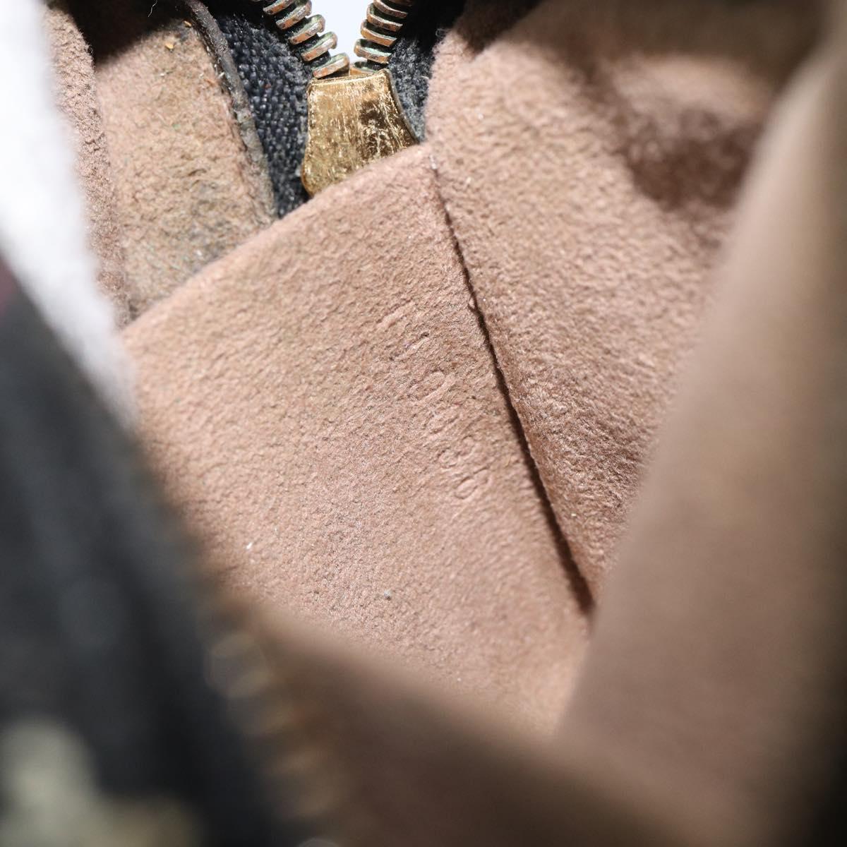 LOUIS VUITTON Monogram Multicolor Trousse Wapity Pouch Black M58034 Auth 152411