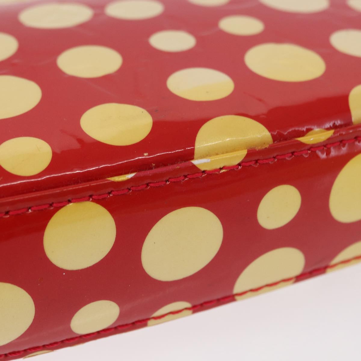 LOUIS VUITTON Vernis Dot Infini Pochette Accessoires Pouch M91428 Auth 152414SAV