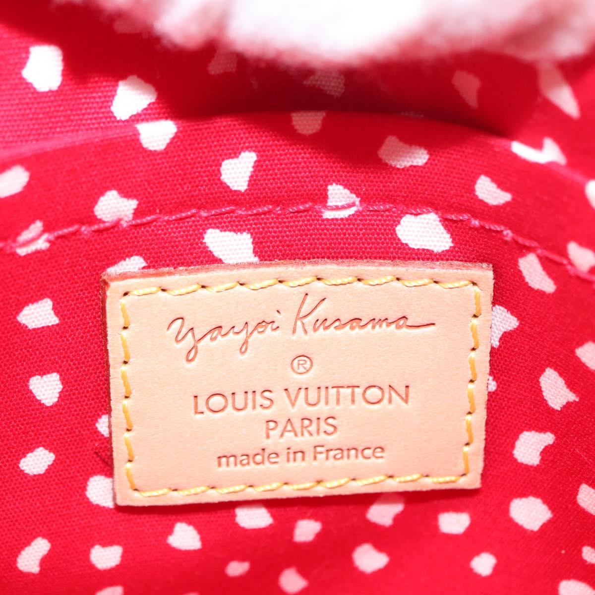 LOUIS VUITTON Vernis Dot Infini Pochette Accessoires Pouch M91428 Auth 152414V