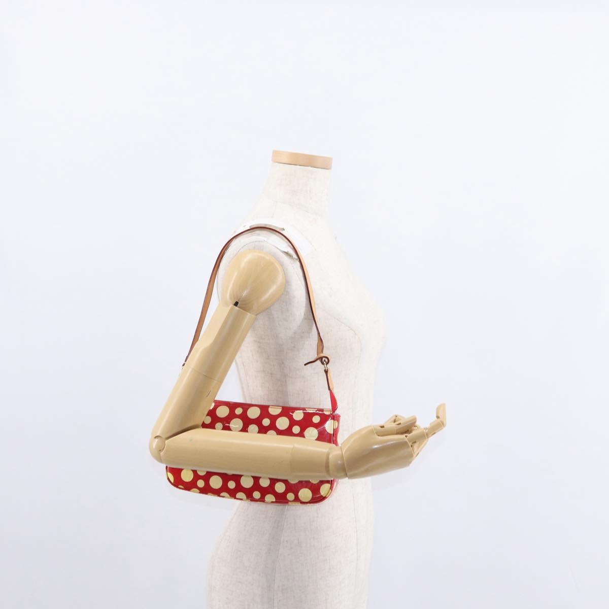 LOUIS VUITTON Vernis Dot Infini Pochette Accessoires Pouch M91428 Auth 152414SAV