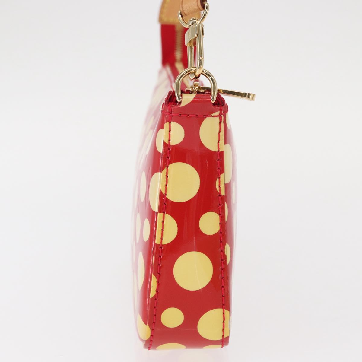 LOUIS VUITTON Vernis Dot Infini Pochette Accessoires Pouch M91428 Auth 152414SAV
