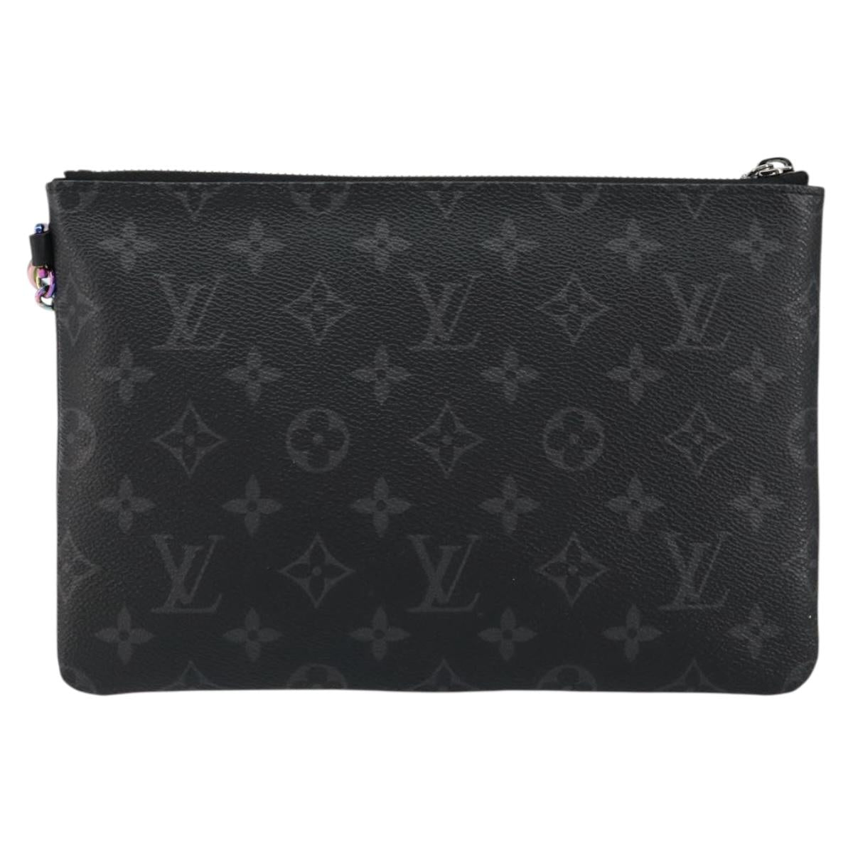 LOUIS VUITTON Monogram Eclipse Fragment iPhone Case M64433 LV Auth 152417