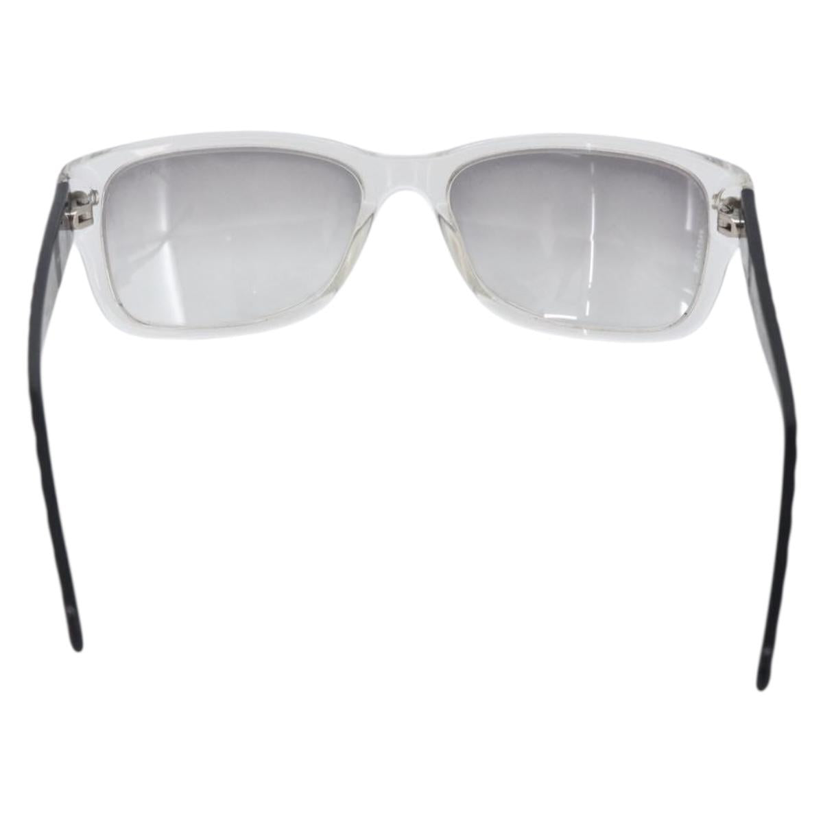 CHANEL Sunglasses plastic Black CC Auth 152424
