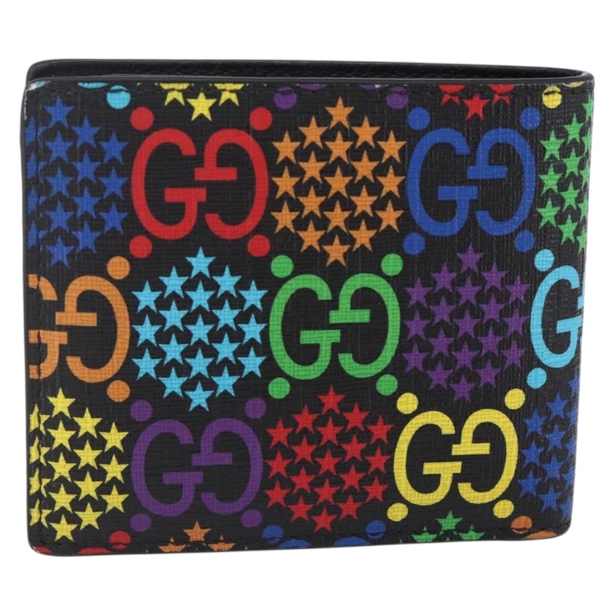 GUCCI GG Psychedelic Wallet Multicolor 601089 Auth 152426M