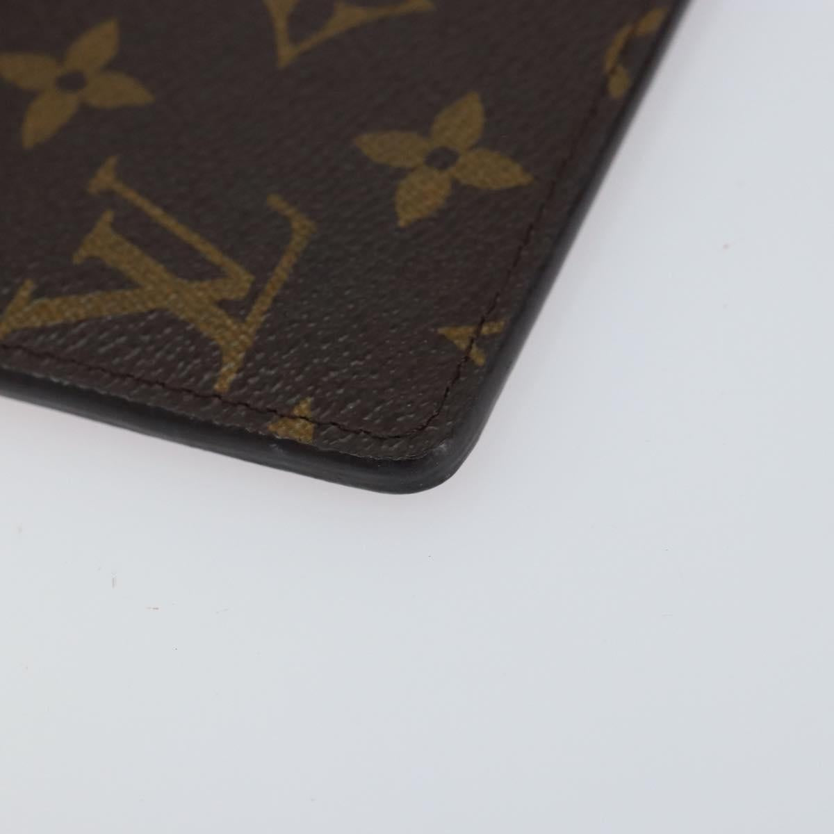 LOUIS VUITTON Monogram Porte Cartes Kimono Card Case Red M56172 LV Auth 152432