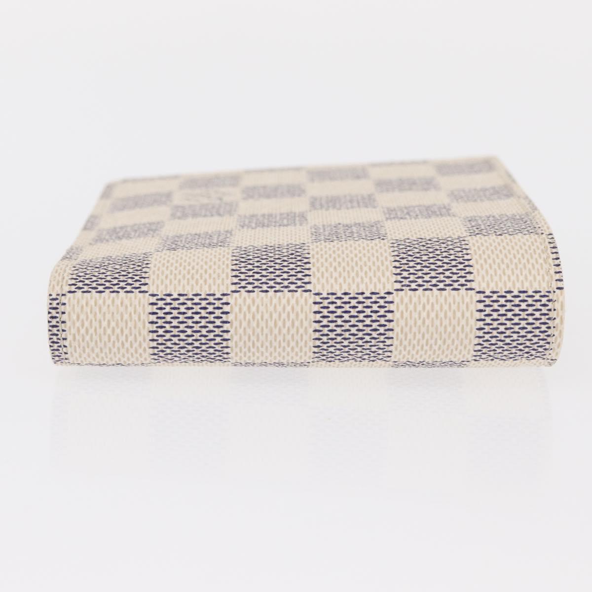 LOUIS VUITTON Damier Azur Porte Feuille Marco Bifold Wallet N60018 Auth 152433AV