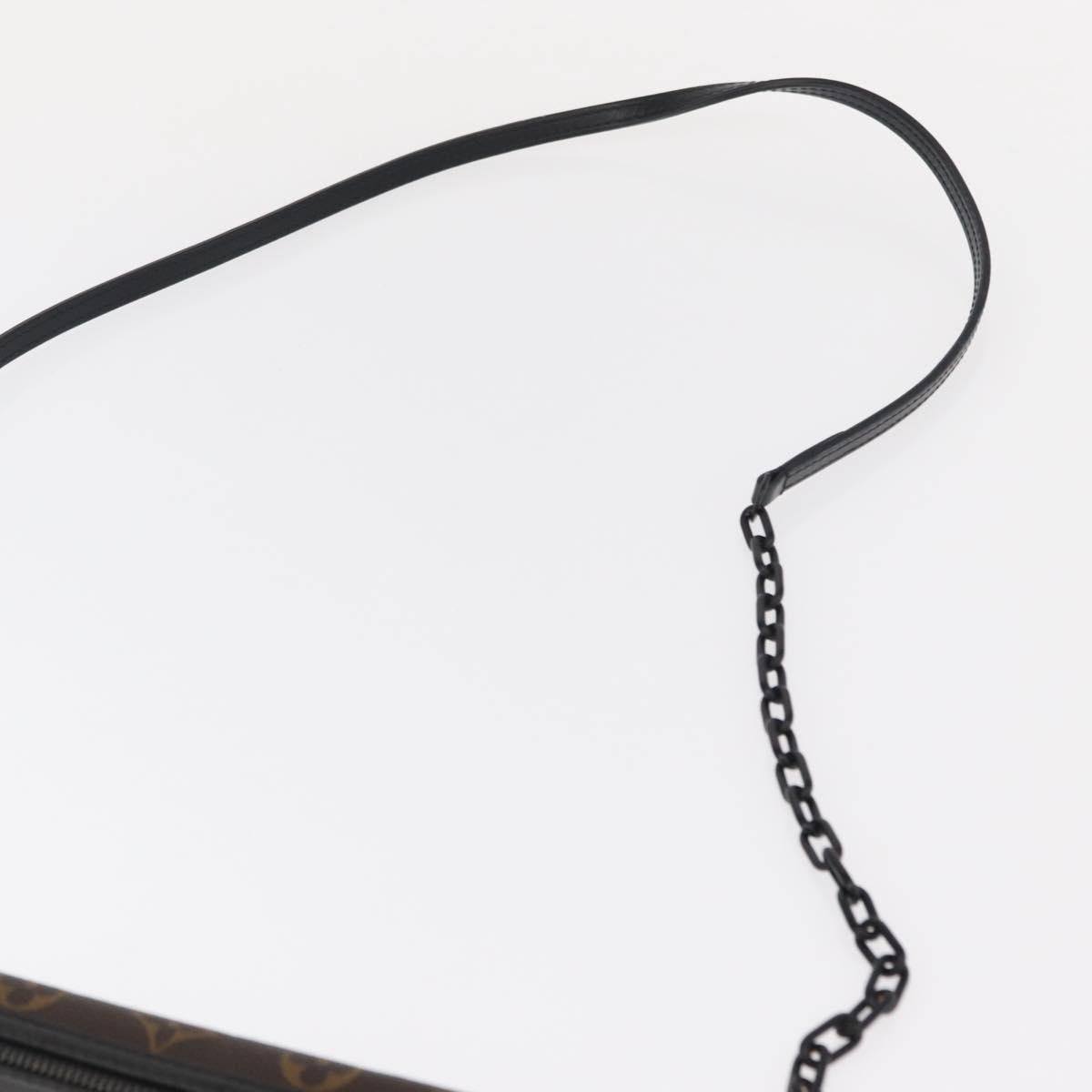 LOUIS VUITTON Monogram Monogram Denim Flat Messenger Bag M44641 LV Auth 152437A