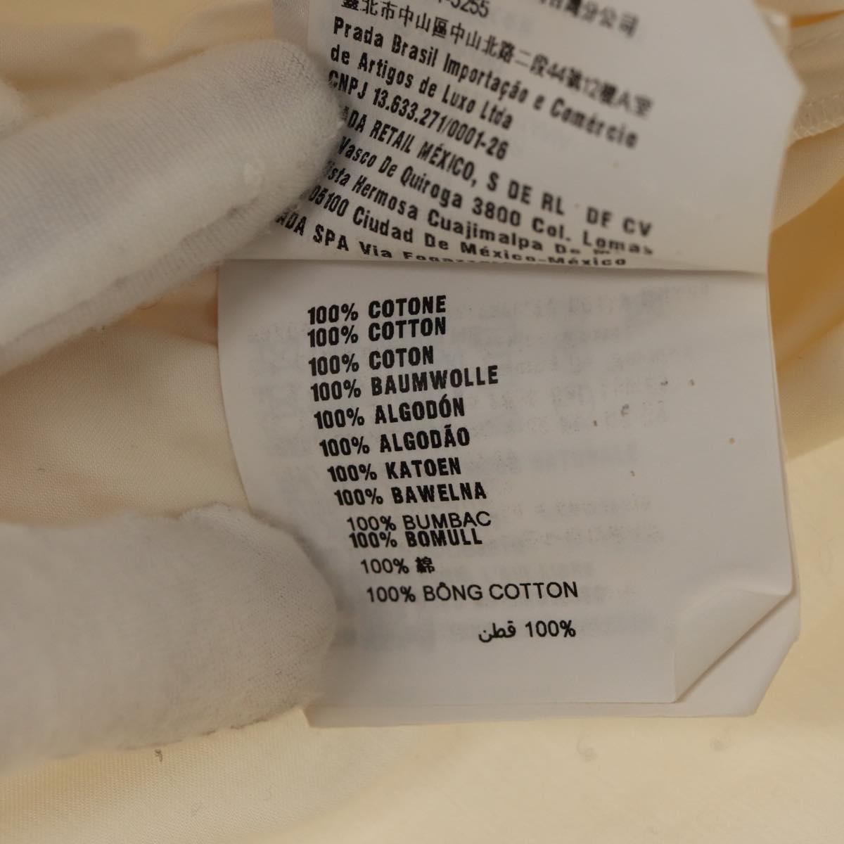 Miu Miu One Piece cotton White Auth 152442