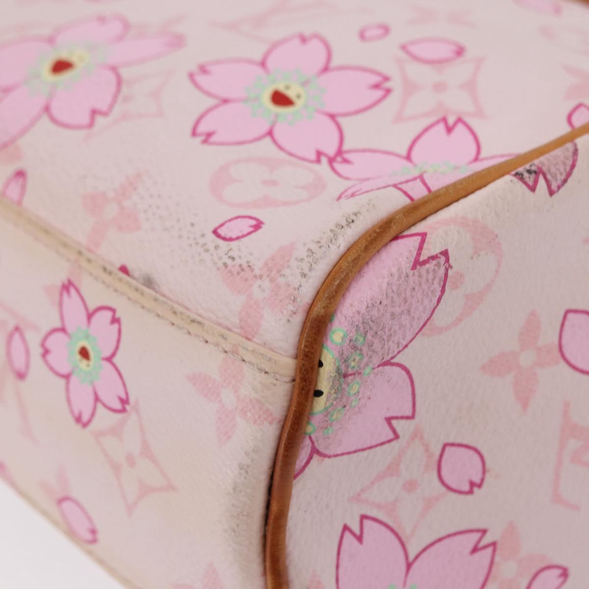 LOUIS VUITTON Monogram Cherry Blossom Sac retro PM Bag Pink M92013 Auth 152443