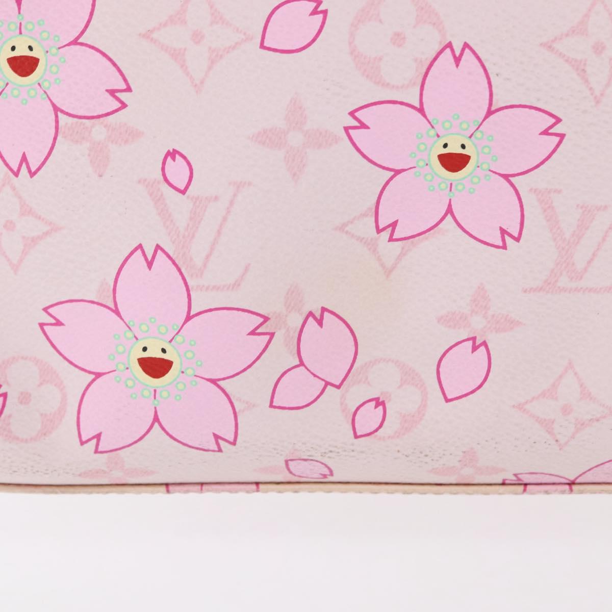 LOUIS VUITTON Monogram Cherry Blossom Sac retro PM Bag Pink M92013 Auth 152443