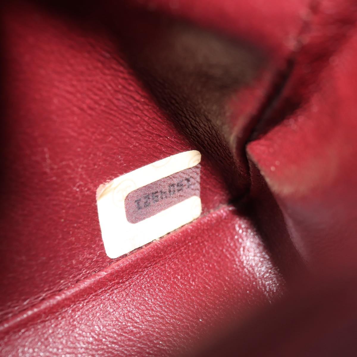 CHANEL Matelasse Chain Shoulder Bag Lamb Skin Black Gold CC Auth 152446AV