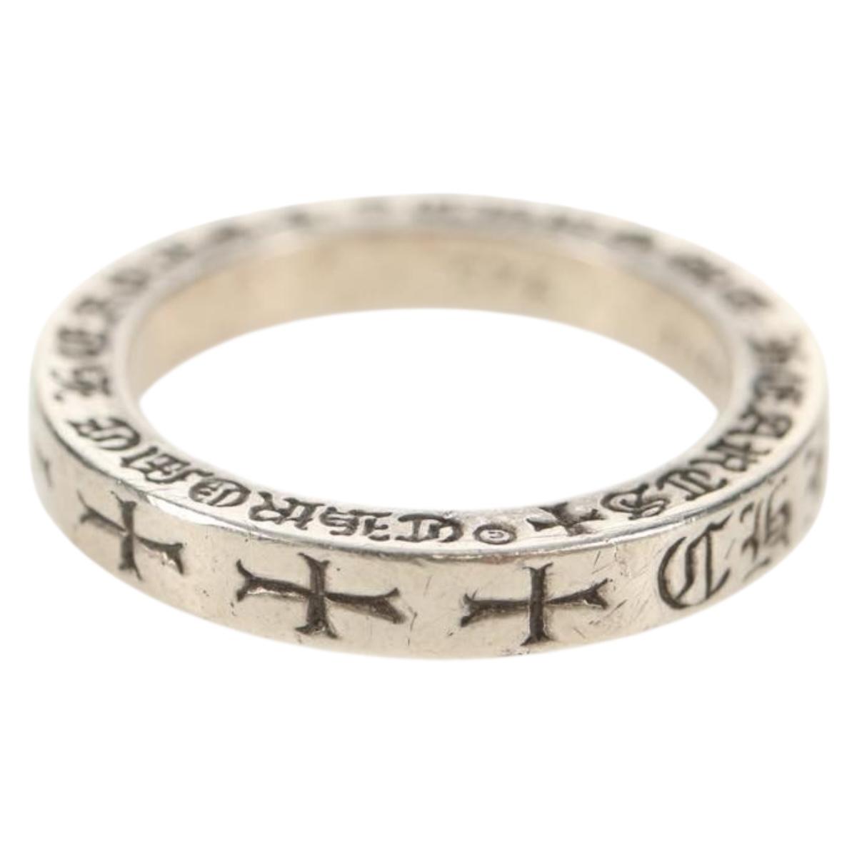 Chrome Hearts Spacer Ring Ag925 Silver Auth 152461M