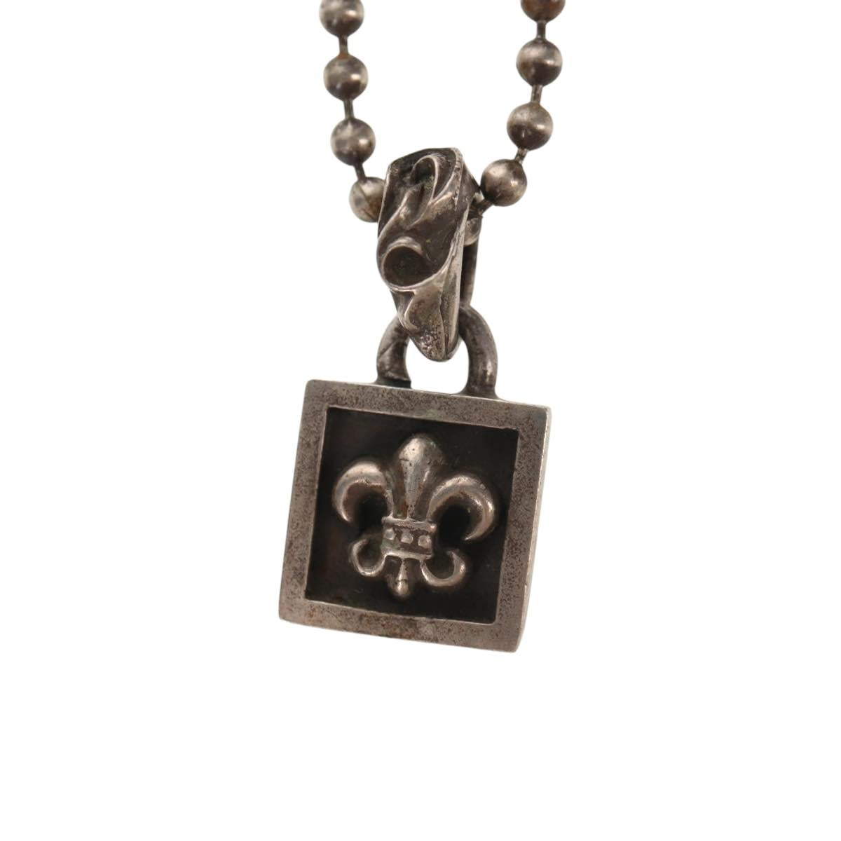 Chrome Hearts Framed BS Flare Charm Ag925 Silver Auth 152462M