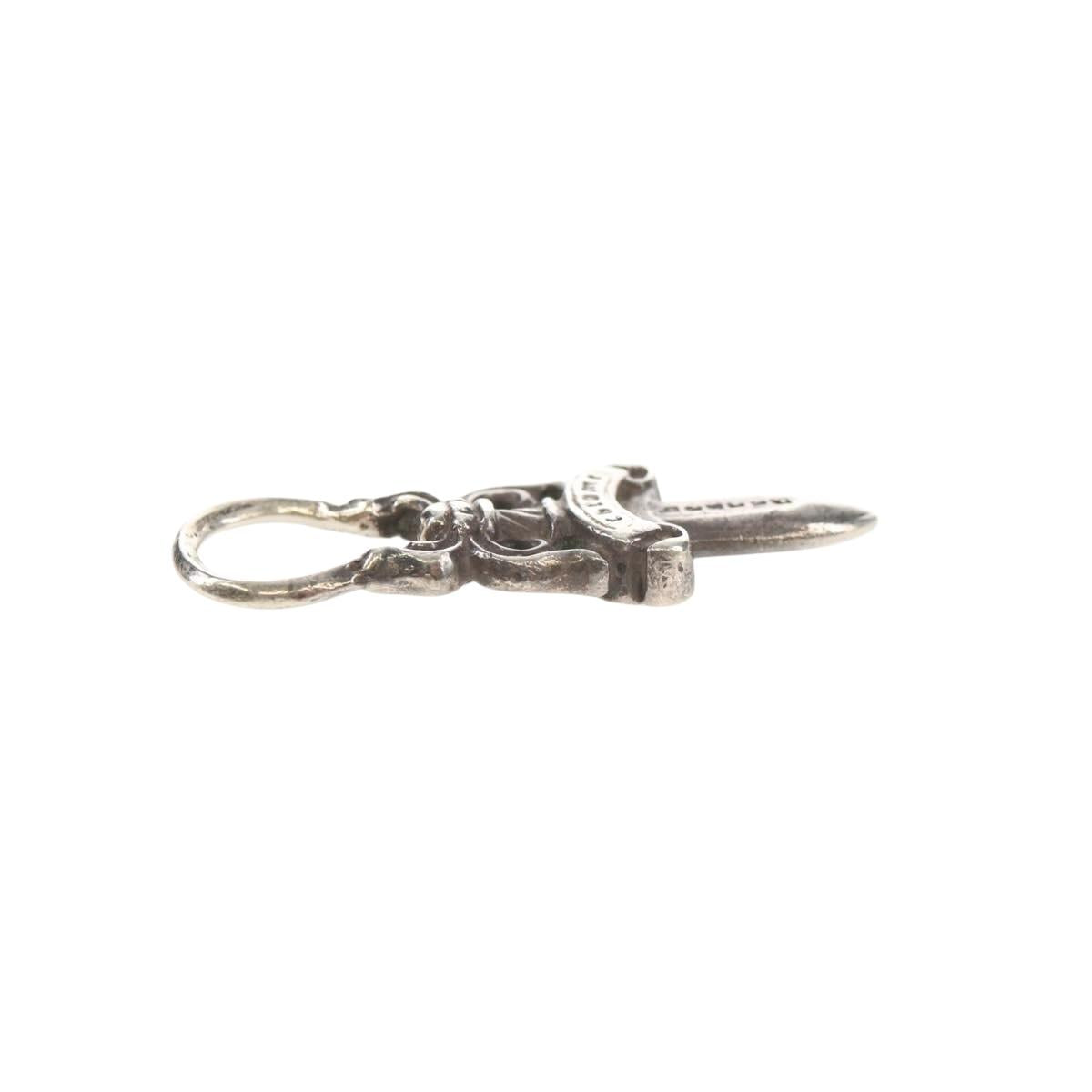 Chrome Hearts Dagger Pendant Top Charm Ag925 Silver Auth 152463M