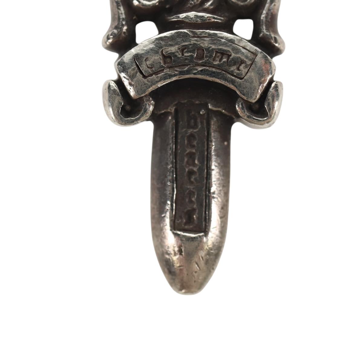Chrome Hearts Dagger Pendant Top Charm Ag925 Silver Auth 152464M