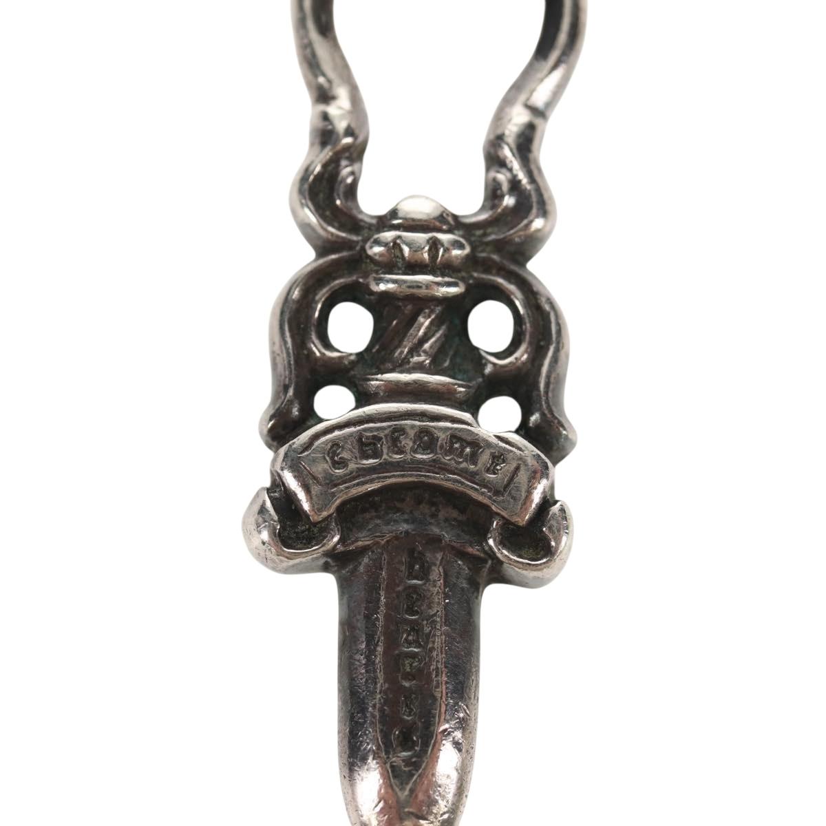 Chrome Hearts Dagger Pendant Top Charm Ag925 Silver Auth 152465M