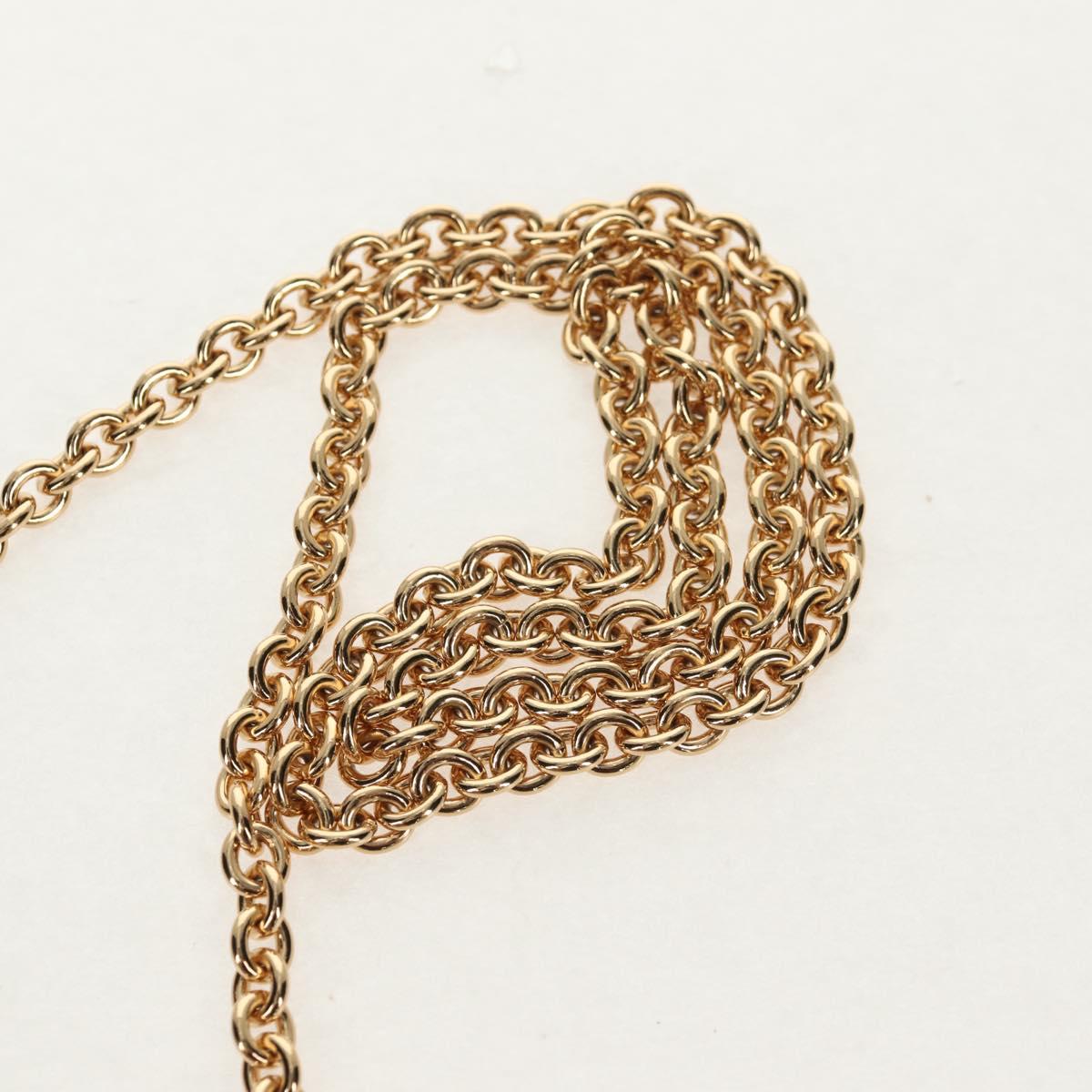 GUCCI GG Supreme Chain Shoulder Bag PVC Beige Gold 678131 Auth 152468AM