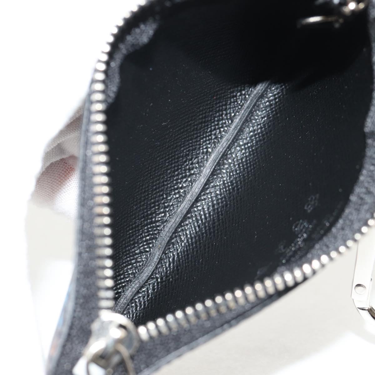 LOUIS VUITTON Multicolor Pochette Cles NM Coin Purse Black M60279 Auth 152469SM