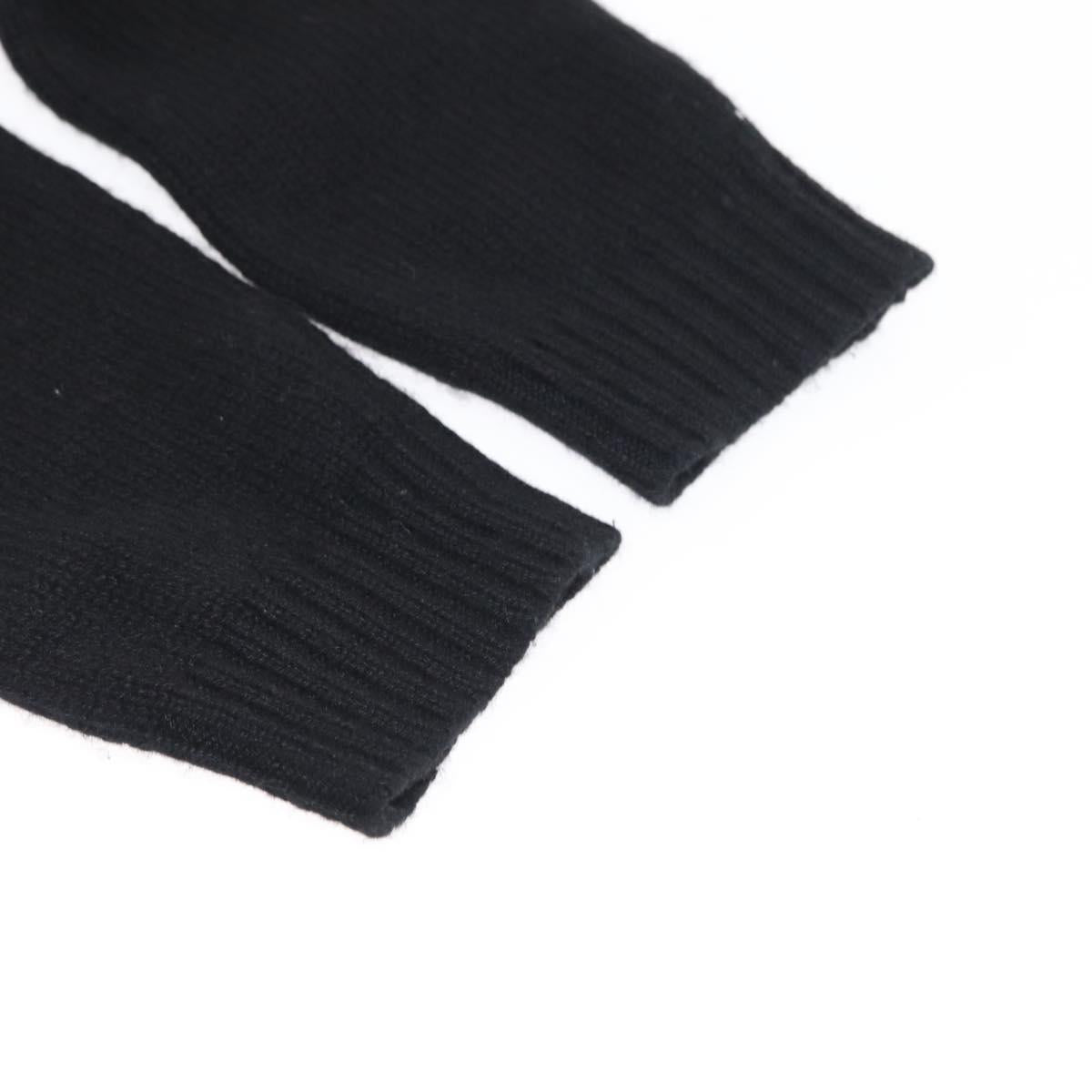 Christian Dior Sweater Cashmere Black Auth 152471M