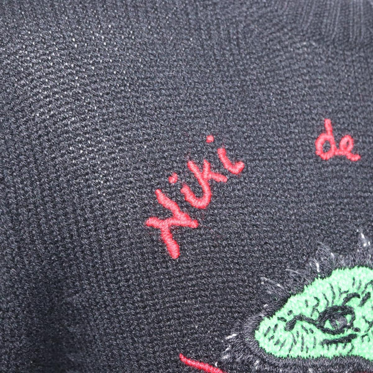 Christian Dior Sweater Cashmere Black Auth 152471M