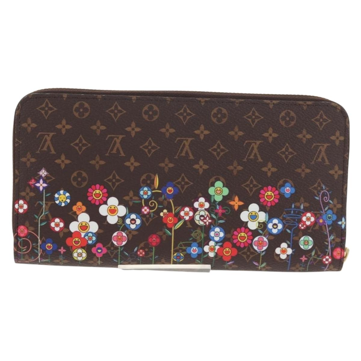 LOUIS VUITTON Zippy Wallet Louis Vuitton x Takashi Murakami M14162 Auth 152472SM