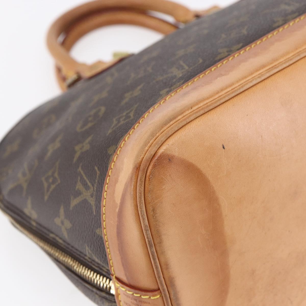 LOUIS VUITTON Monogram Alma Hand Bag M51130 LV Auth 152504