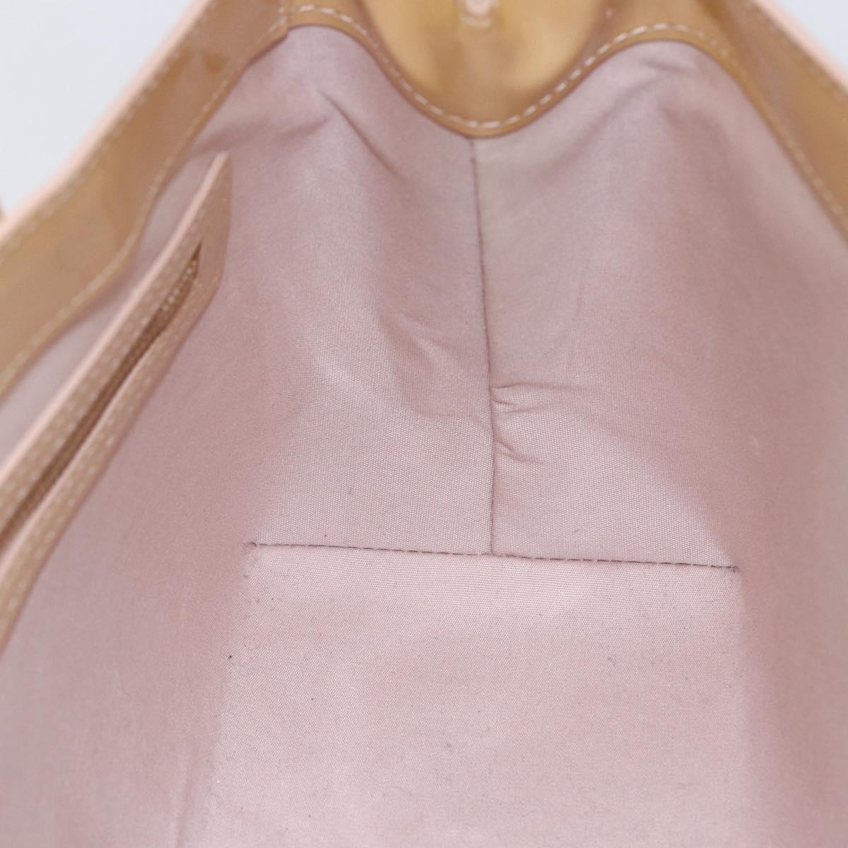 LOUIS VUITTON Monogram Vernis Wilshire PM Bag Rose Florentin M91642 Auth 152514